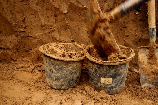 ...die letzten Eimer...